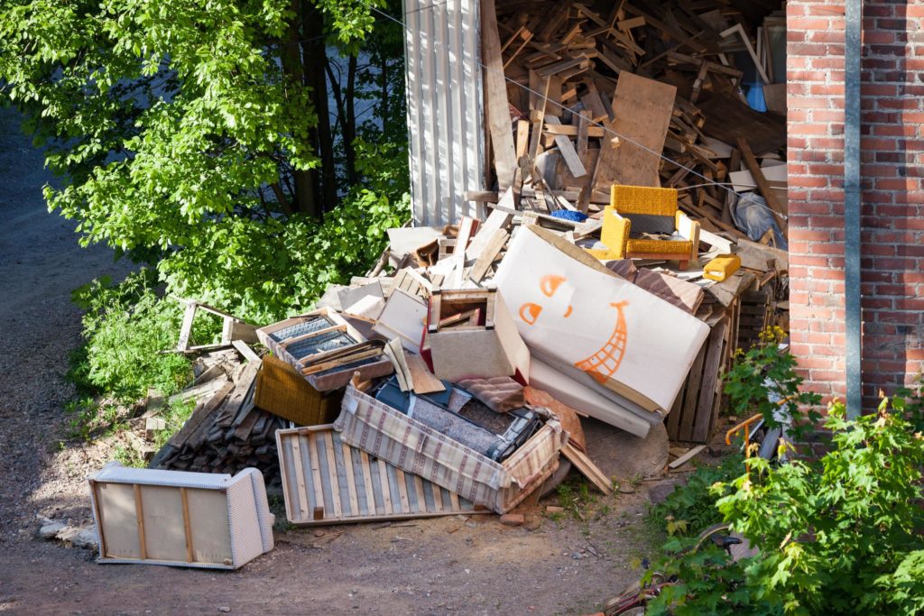 Rancho Cucamongo Junk Haulers - Hoarding Cleanup 1 garage trash